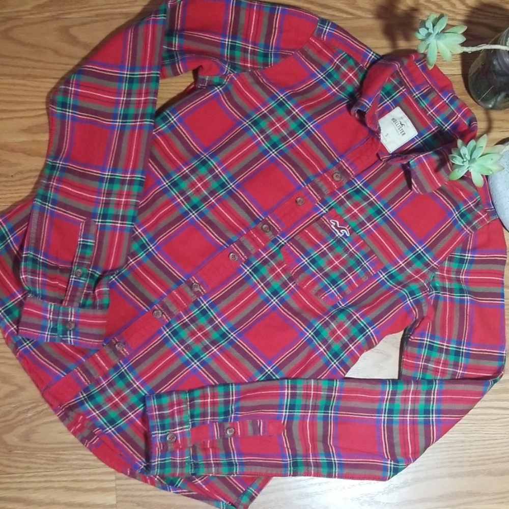 Hollister flannel shirt size s